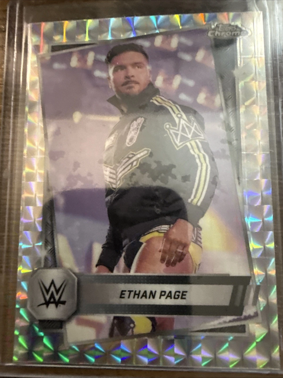 2025 Topps Chrome WWE - Ethan Page #26 Geometric Refractor