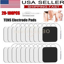 20-100X TENS Electrode Pads EMS Replacement Unit 7000 3000 2x2 Muscle Stimulator