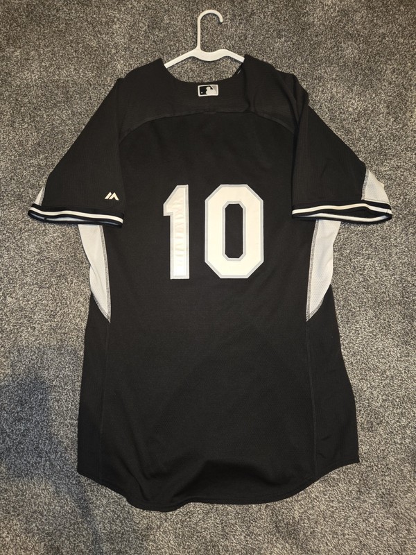 Yoan Moncada Chicago White Sox Batting Practice Authentic Game Used Black Jersey
