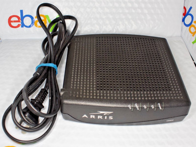 Arris model CM820A Router with power cord | TESTED- WORKS!