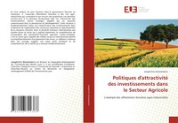 Politiques D'attractivité Des Investissements Dans Le Secteur Agricole Buch 2024