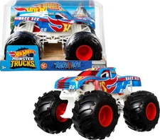 Monster Trucks Toy Truck, Oversized 1:24 Scale Die-Cast Race Ace for Kids & C...