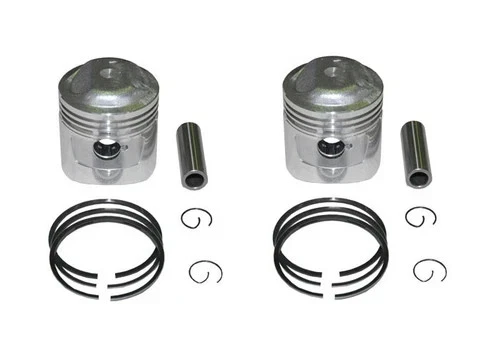 KIT PISTONS CB200T cote + 1 mm - Photo 1/1