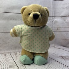 Vintage 1993 Dakin Fun Zone Teddy Bear 8" Plush Patient Bear Hospital Gown Toy