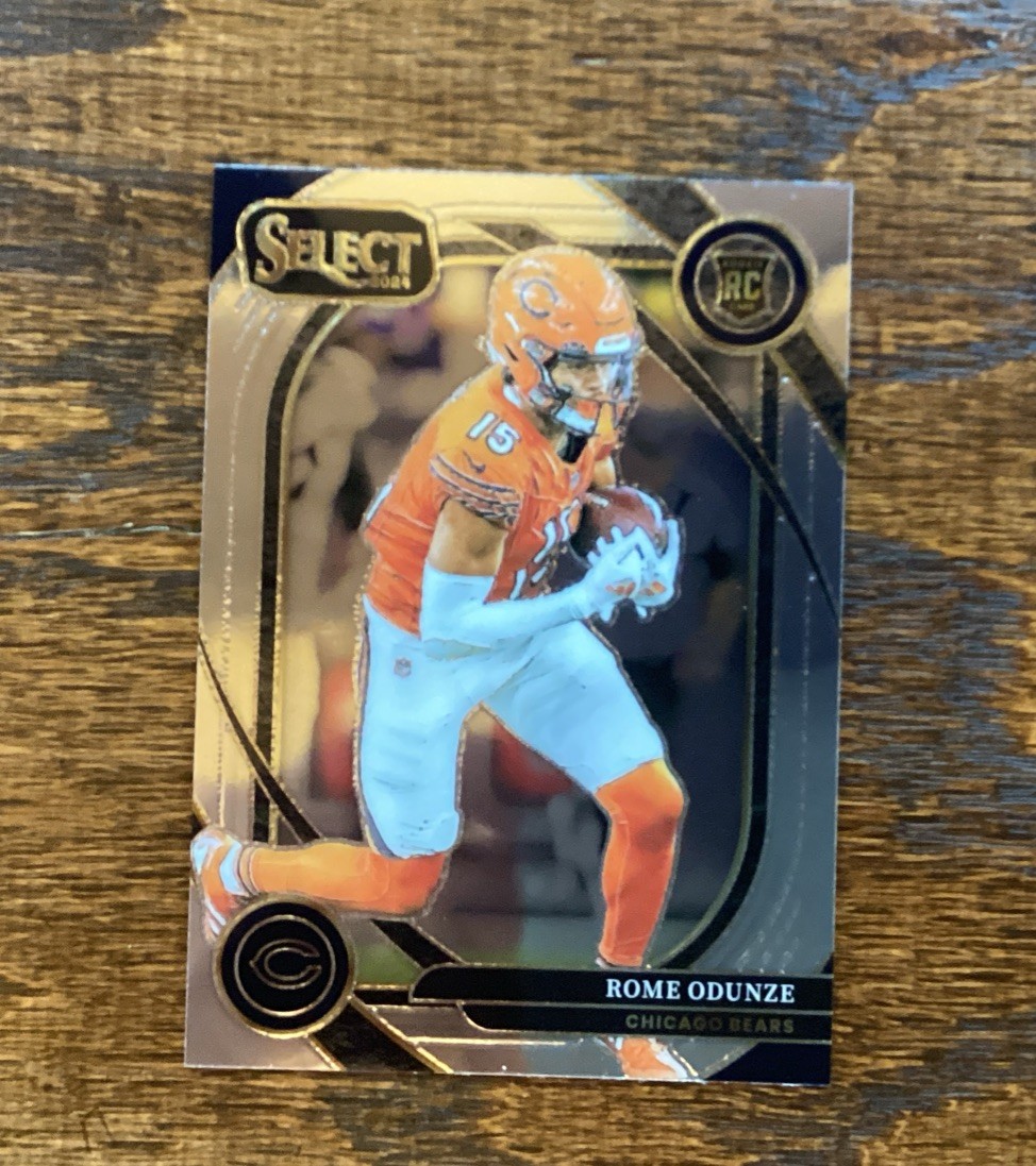 2024 Panini Select - Club Level Rome Odunze #236 Silver Prizm (RC) Chicago Bears