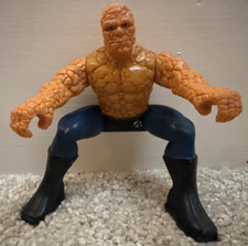 The Thing Bump  Go Motorcycle Fantastic 4 2005 Toybiz Figure for Rock Cycle