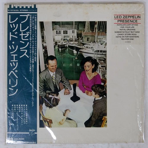 LED ZEPPELIN PRESENCE SWAN SONG P10160N Japan VINYL LP