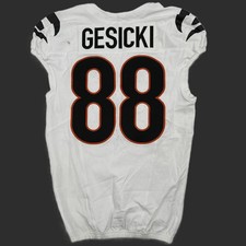 Mike Gesicki GAME WORN 09/21/25 💪 Cincinnati Bengals 🐅 NFL Jersey vs Vikings