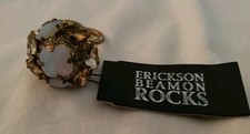 Erickson Beamon Rocks Ring Round Crystals & O...