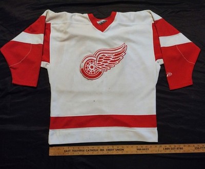 Official NHL Detroit Red Wings Hockey Vntg Jersey Pro Player Western Conference