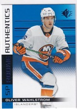 2019-20 SP HOCKEY OLIVER WAHLSTROM ROOKIE AUTHENTICS BLUE PARALLEL