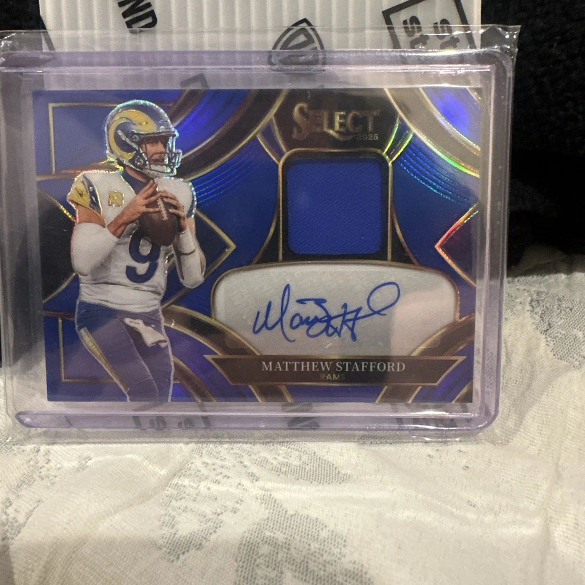 Panini Matthew Stafford Memorabilia Football Sports Trading Cards