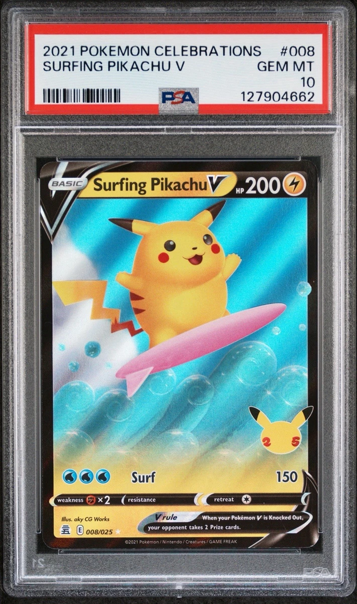 Surfing Pikachu V Pokémon TCG Cards for sale | eBay