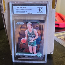 2024-25 Panini Prizm Larry Bird #299 Legends Boston Celtics CGC 10