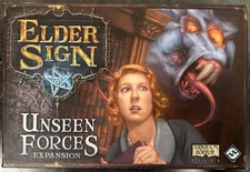 Fantasy Flight - Elder Sign: Unseen Force Expansion (2013) - COMPLETE! UNPUNCHED