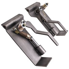 2Pcs Skid Steer Quick Tach Brackets Conversion Adapter For Latch Box Weld On