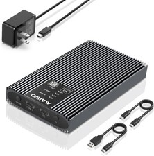 M.2 SATA SSD Dual Bay Cloner Enclosure USB-C