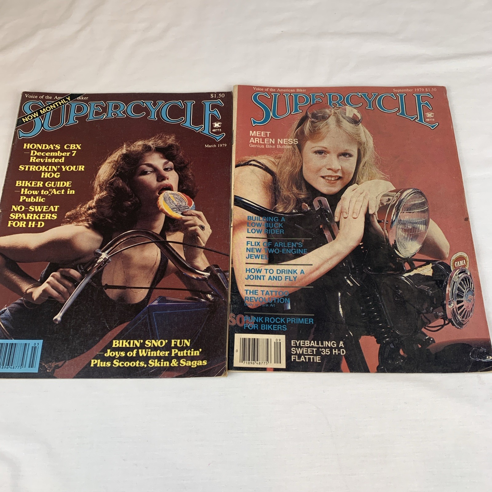 Vtg Supercycle Magazine March And September 1979