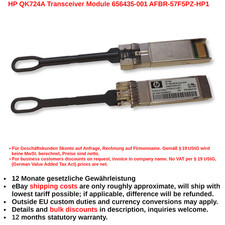 HP QK724A HP 16GB SW SFP Transceiver Module HP 656435-001 AFBR-57F5PZ-HP1