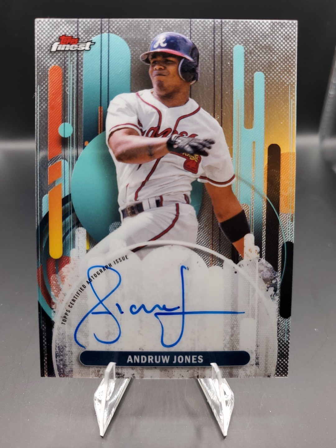Andruw Jones #FA-AJO Baseball Cards 2025 Topps Finest Autograph trading card — raw and PSA graded price guide
