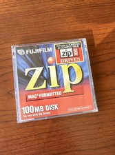 FujiFilm 100 MB Mac Formatted Disk Zip Drive Sealed