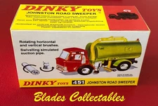 DINKY TOY 451, REPRO BOX ONLY, JOHNSTON ROAD SWEEPER by Blades Collectables