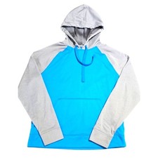 Champion Duo Dry Blue and Gray Mens Hoodie