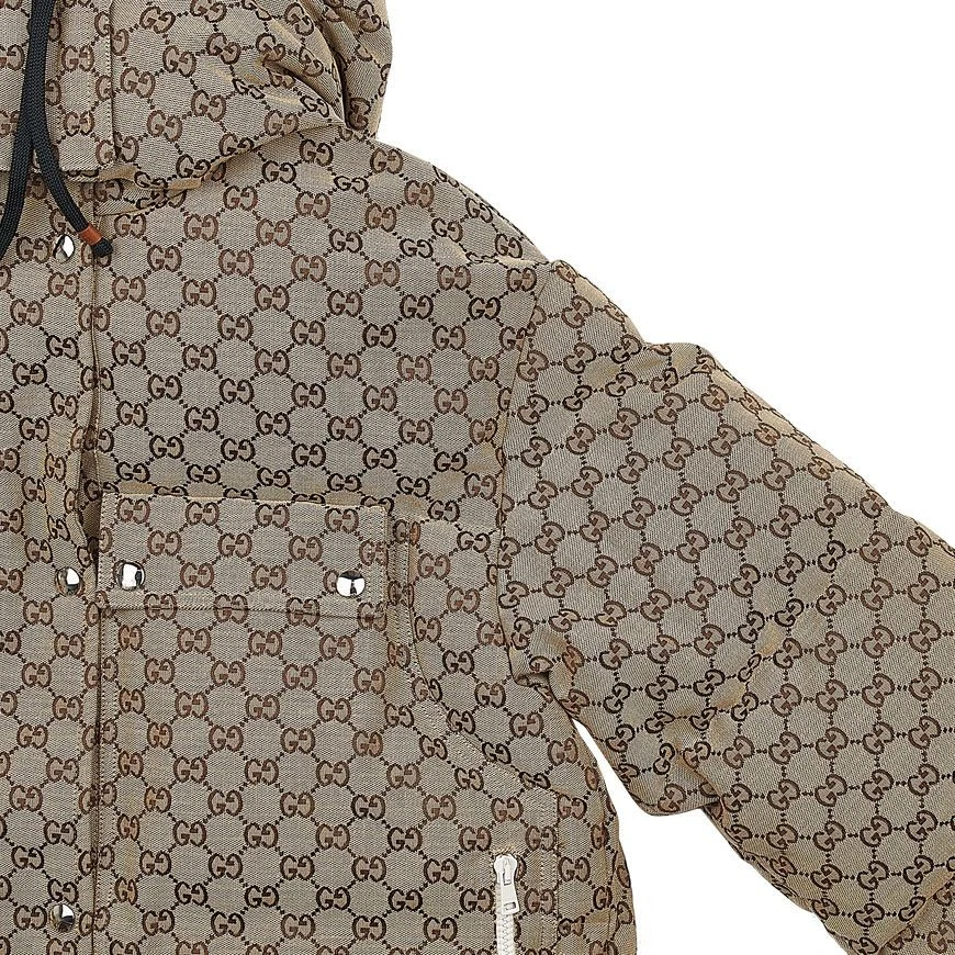 Gucci giacca donna GG cotone tela puffer 66509149