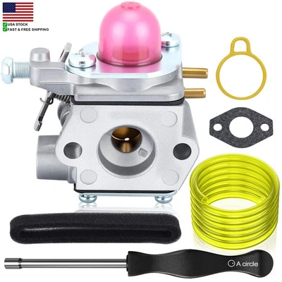 TOPSTARPARTS521 753-06190 Carburetor For Troy-Bilt TB22 TB22EC TB225 TB252S TB25C Carburador
