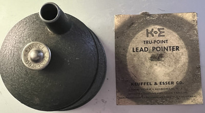 K&E Keuffel & Esser Tru-Point Variable Taper Pencil Lead Pointer Sharpener 3516