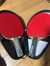 Table tennis racket and case set