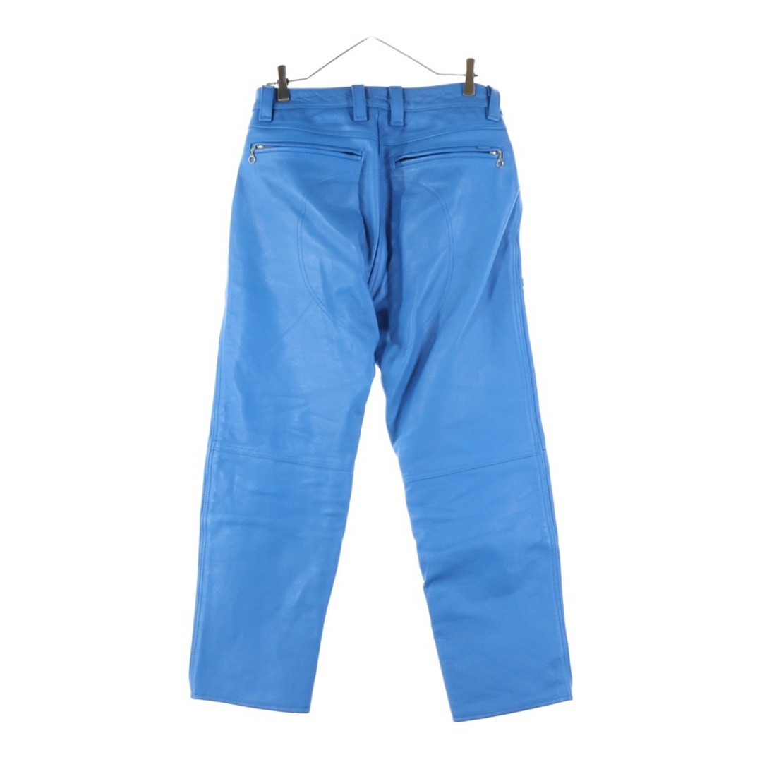 SUPREME 17aw X Vanson Leather Bones Pant Bone Racing Pants Blue Used ad3bad60ad0 thumbnail 2