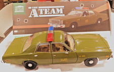 Greenlight 1977 Plymouth Fury A team Us Army 1:18  #19053