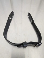 🌟ELC Cavalry Mounted Black Leather 3 PIECE Chin Strap Campaign Hat - 15.25"