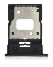 Replacement Dual Sim Card Tray Compatible For Xiaomi Mi 11 Lite Boba Black 