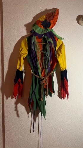 Tolles Kostüm Karneval Fasching Vogelscheuche Hexe Gr 42 Konfetti Modelle 3 tlg - Bild 2 von 5
