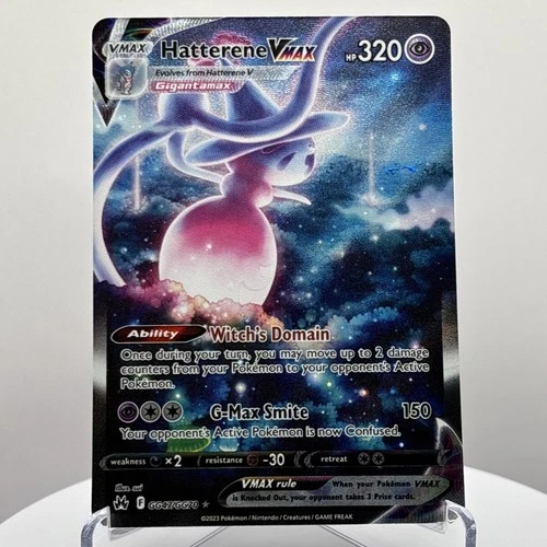 Hatterene VMAX GG47/GG70 SWSH: Crown Zenith: Galarian Gallery Holo ￼ Pokémon