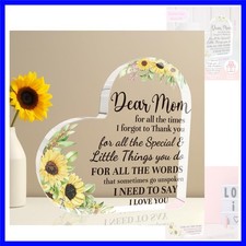 Mothers Day Birthday Gifts for Mom from Daughter Son, to My Mom Acrylic627 He...