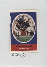 1972 Sunoco NFL Action Player Stamps OJ Simpson HOF