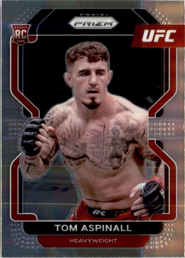 Tom Aspinall 2022 Panini Prizm UFC RC #134