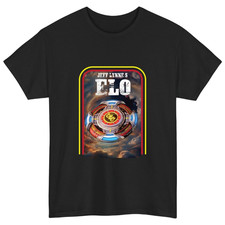 Jeff Lynne's ELO Printed T-Shirt, Electric Light Band tshirt
