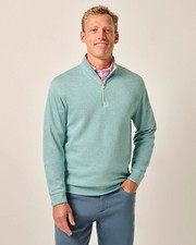 johnnie-O Hanks "Lightweight Sully" 1/4 Zip Pullover Aegean Sea MC-7841154