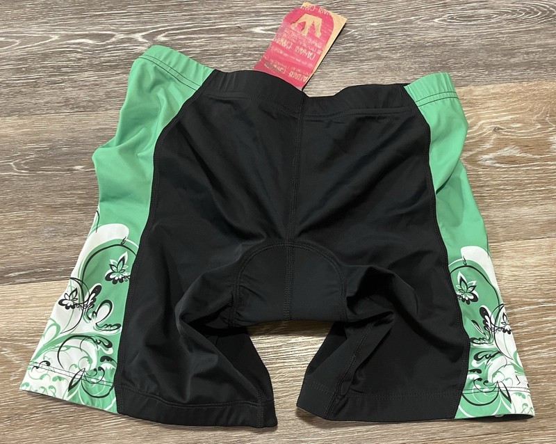 NWT NEW CANARI WOMENS CYCLING BIKE COMPRESSION SIGNATURE SHORTS PADDED XL