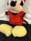 WALT DISNEY CHRISTMAS HOLIDAY WINTER MINNIE AND MICKEY MOUSE 9” PLUSH Santa Hat — photo 4