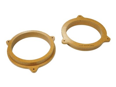 Lautsprecher MDF Ring Einbau Adapterringe 165mm x2 für Nissan Almera Micra Note