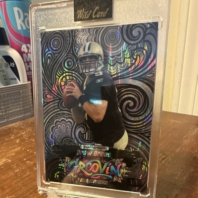 Wild Card 2026 Allumination Groovin Drew Brees Football 1/1 JGRBK5-DB