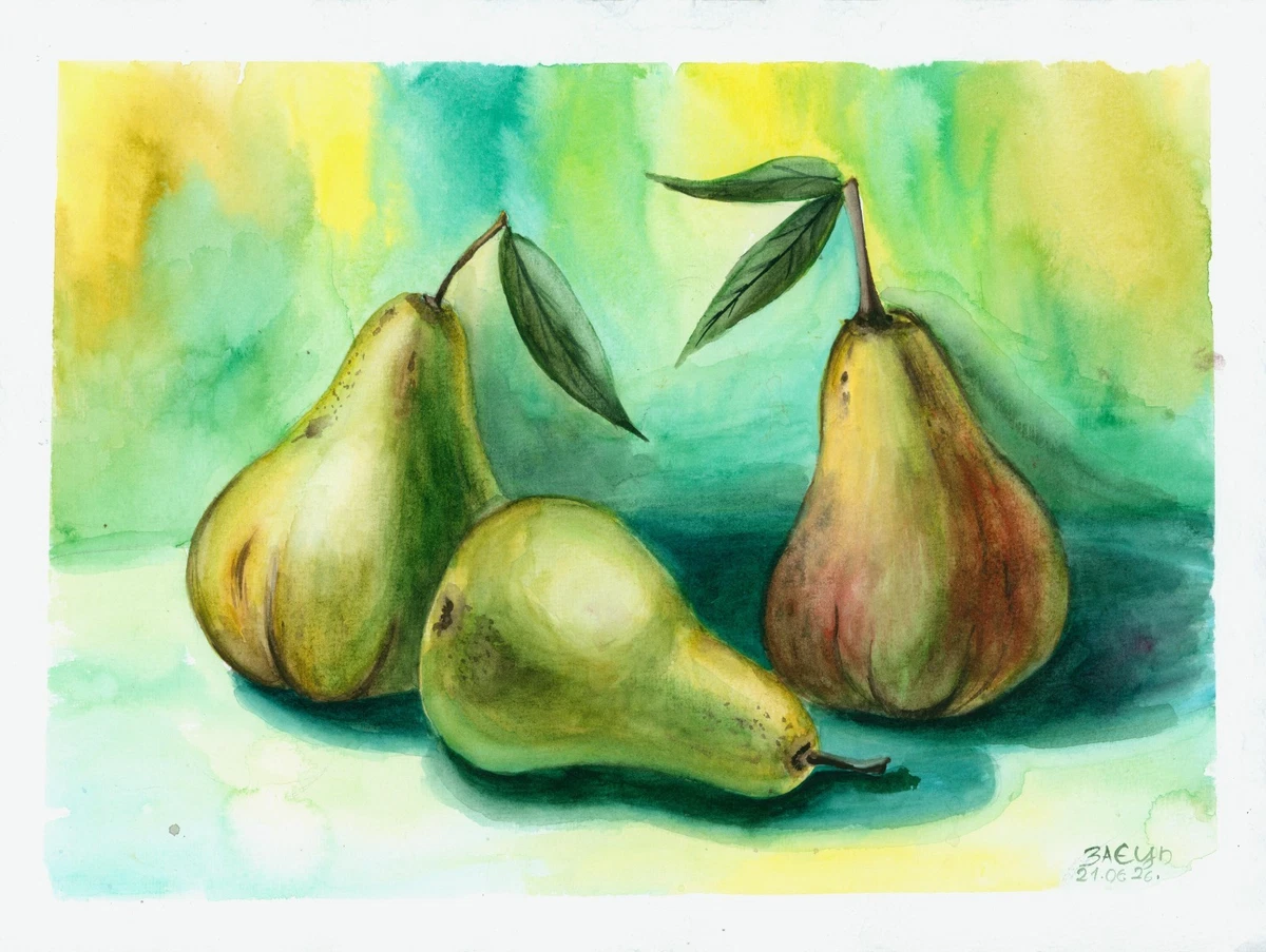水彩画(静物)№209 水彩画静物艺术绘画| eBay