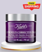 Kiehl's Super Multi-Corrective Anti-Aging Cream for Face and Neck 2.5oz/75ml New