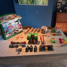 BRIO train set bundle including Wooden Train Track, Trains & Accessories
