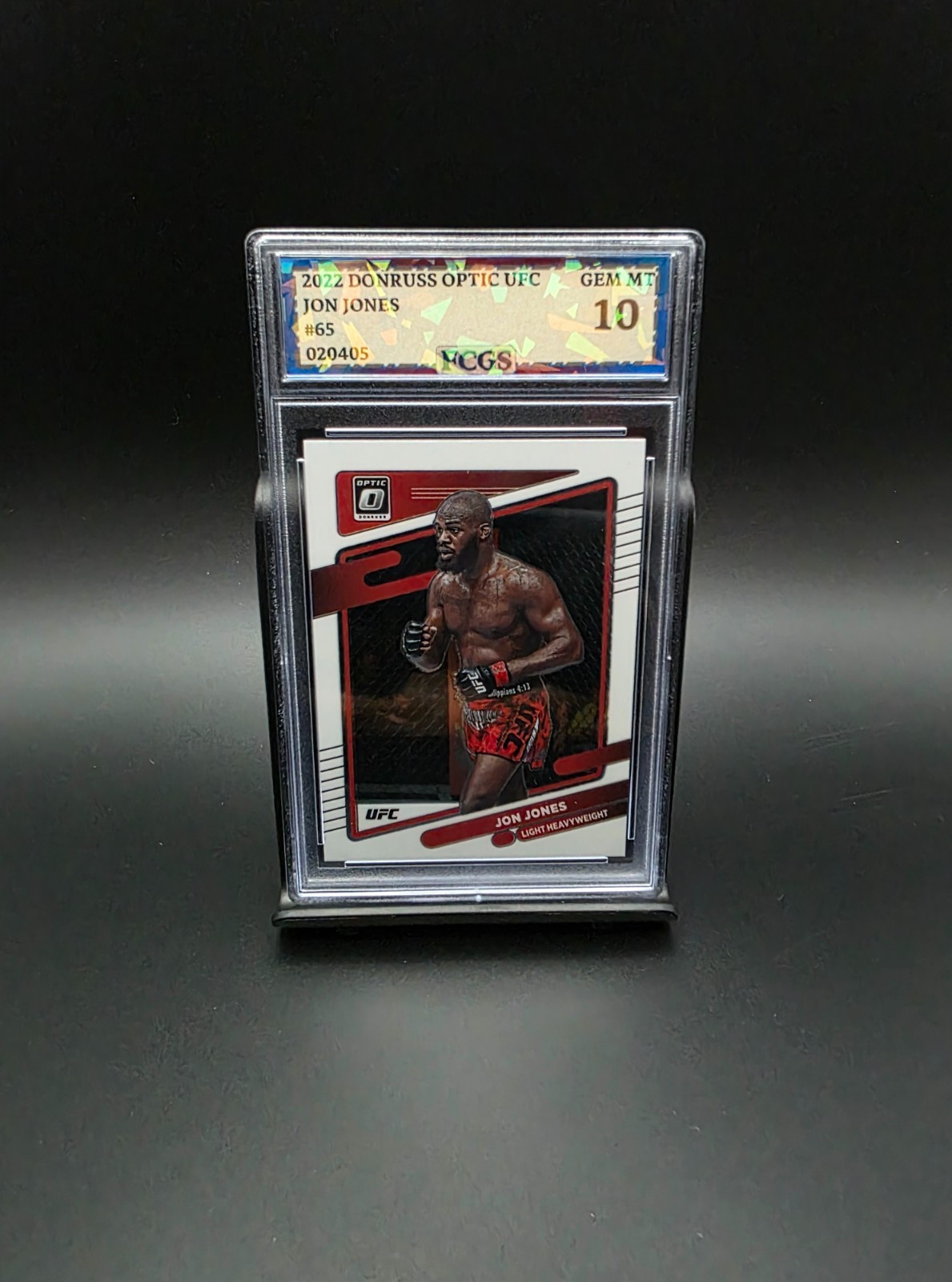 Jon Jones #65 (2022) Panini Donruss Optic UFC - Graded 10 [FCGS] GEM-MT